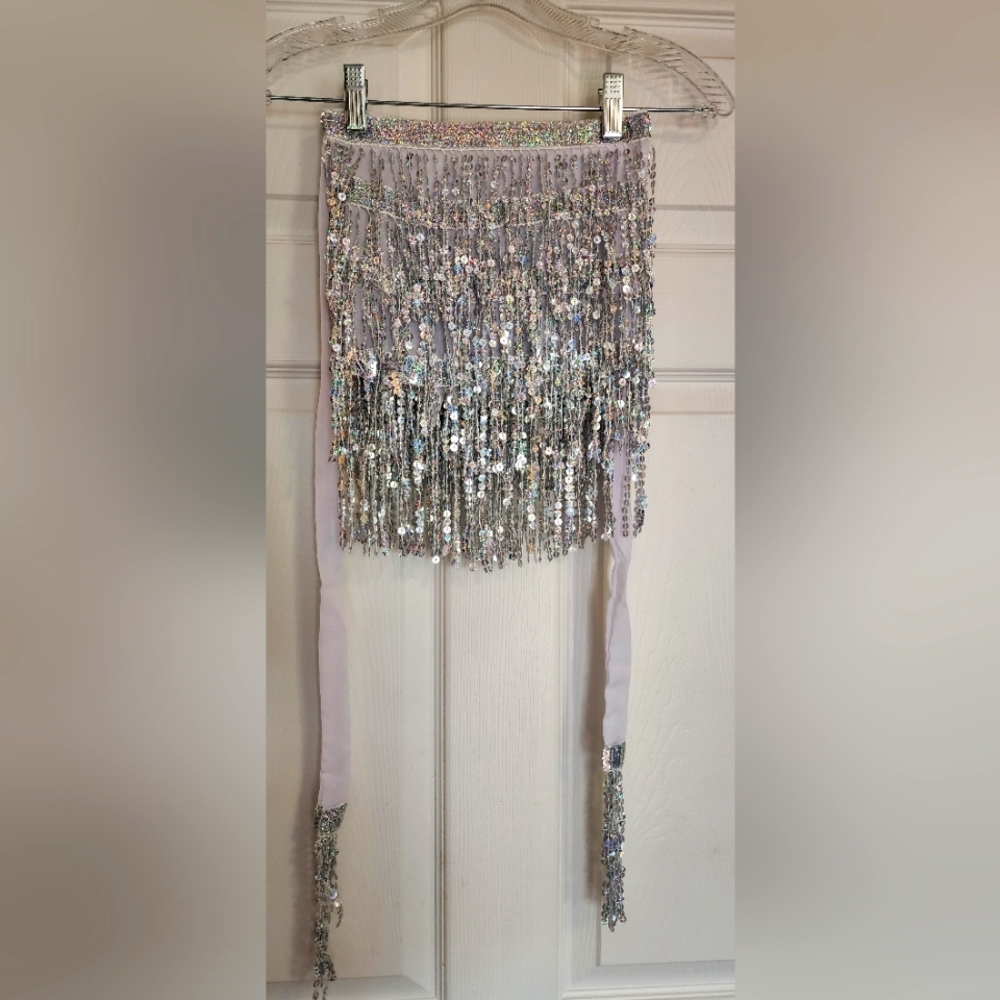 Sequin Hip scarf